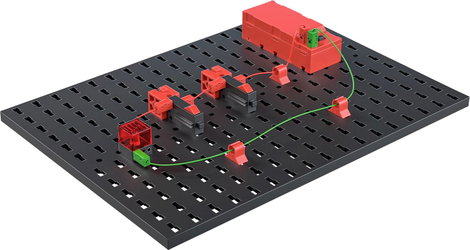 Elektronikai oktatókészlet, 2-4 tanuló, fischertechnik education STEM Electronics MINT Kits 22. kép