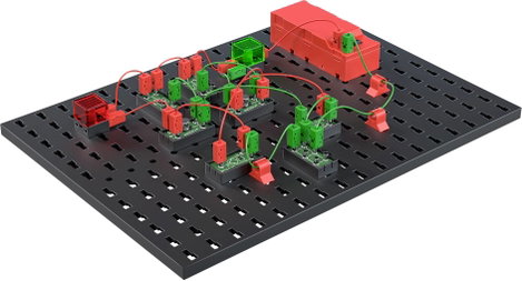 Elektronikai oktatókészlet, 2-4 tanuló, fischertechnik education STEM Electronics MINT Kits 2. kép