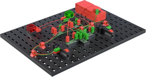 Elektronikai oktatókészlet, 2-4 tanuló, fischertechnik education STEM Electronics MINT Kits 4. kép