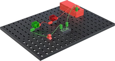 Elektronikai oktatókészlet, 2-4 tanuló, fischertechnik education STEM Electronics MINT Kits 8. kép