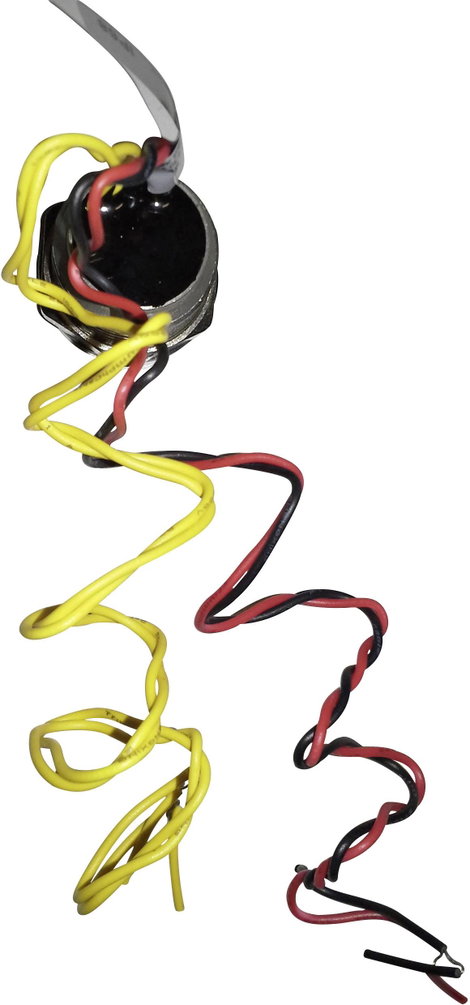 Piezo nyomógombos csengőgomb, nemesacél,/kék, 24V/0,3 A, Renkforce RF-4707818 2. kép