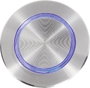 Piezo nyomógombos csengőgomb, nemesacél,/kék, 24V/0,3 A, Renkforce RF-4707818 3. bélyegkép