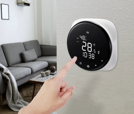 Süllyeszthető fali termosztát 5-35°C, Sygonix SY-4707878 8. kép
