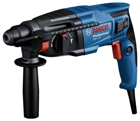 Bosch Professional GBH 2-21 SDS-Plus-Fúrókalapács 230 V 720 W Tartozékokkal, Hordtáskával 2. kép