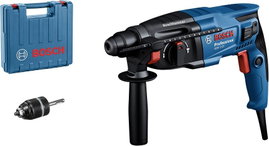 Bosch Professional GBH 2-21 SDS-Plus-Fúrókalapács 230 V 720 W Hordtáskával, Fúrósegéddel