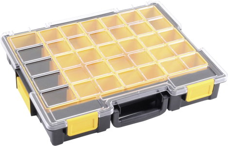 Allit EuroPlus ProK44/19 Rendszerező doboz (Sz x Ma x Mé) 440 x 76 x 355 mm Rekeszek: 19 Tartalom, t 6. kép