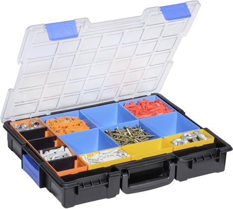 Allit EuroPlus Pro K44/15 Rendszerező hordtáska (H x Sz x Ma) 355 x 440 x 76 mm Rekeszek: 15 Tartalo 2. kép