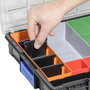 Allit EuroPlus Pro K44/21 Rendszerező hordtáska (H x Sz x Ma) 355 x 440 x 76 mm Rekeszek: 21 Tartalo 10. bélyegkép