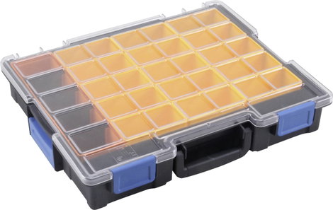 Allit EuroPlus Pro K44/21 Rendszerező hordtáska (H x Sz x Ma) 355 x 440 x 76 mm Rekeszek: 21 Tartalo 11. kép