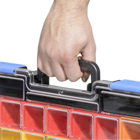 Allit EuroPlus Pro K44/18 Rendszerező hordtáska (H x Sz x Ma) 355 x 440 x 76 mm Rekeszek: 18 Tartalo 10. kép