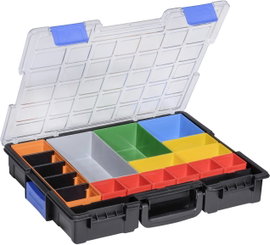 Allit EuroPlus Pro K44/18 Rendszerező hordtáska (H x Sz x Ma) 355 x 440 x 76 mm Rekeszek: 18 Tartalo