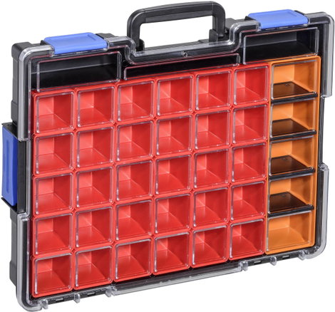 Allit EuroPlus Pro K44/36 Rendszerező hordtáska (H x Sz x Ma) 355 x 440 x 76 mm Rekeszek: 36 Tartalo 3. kép