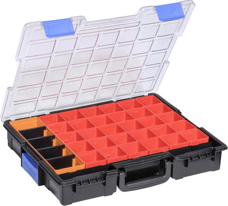 Allit EuroPlus Pro K44/36 Rendszerező hordtáska (H x Sz x Ma) 355 x 440 x 76 mm Rekeszek: 36 Tartalo 6. kép