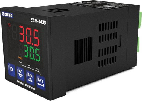 Emko ESM-4435.1.20.0.1/01.01/0.0.0.0 2 pontos, P, PI, PD, PID Hőmérséklet szabályozó Pt100, T, J, K, 3. kép