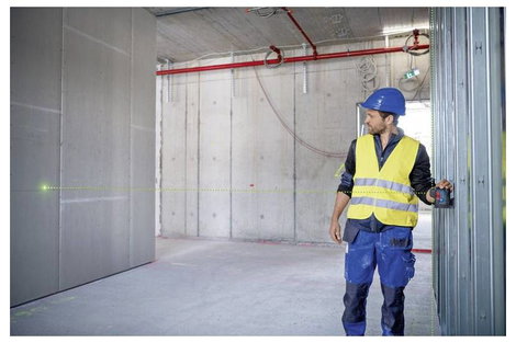 Bosch Professional GPL 3 G Pontlézer Táskával Hatótáv (max.): 30 m 6. kép