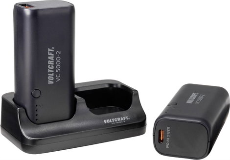 Powerbank készlet, lítiumion 5000 mAh, Voltcraft VC 5000-2 VC-11785290 6. kép
