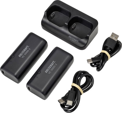Powerbank készlet, lítiumion 5000 mAh, Voltcraft VC 5000-2 VC-11785290 7. kép