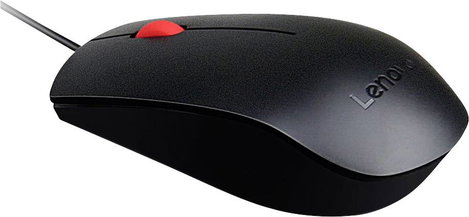 Lenovo Essential Ergonomikus egér USB Optikai Fekete 3 Gombok 1600 dpi Ergonómikus 2. kép