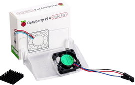 Aktív ventilátor hűtőbordával, alkalmas: Raspberry Pi, Raspberry Pi RB-Case-Fan