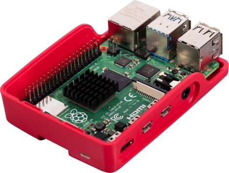 Aktív ventilátor hűtőbordával, alkalmas: Raspberry Pi, Raspberry Pi RB-Case-Fan 4. kép
