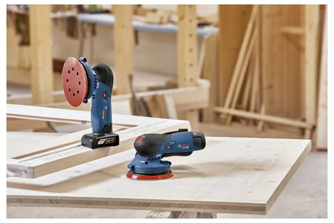 Bosch Professional GEX 12V-125 (L) solo CLC 0601372100 Akkus excenter csiszoló akku nélkül, Hordtásk 5. kép