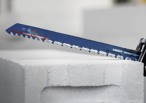 Bosch Accessories 2608900411 EXPERT Gázbeton S 1241 HM dugattyús fűrészlap, 3 db Fűrészlap hossz 300 4. kép