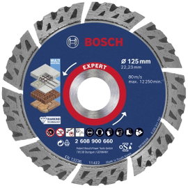 Bosch Accessories 2608900660 EXPERT MultiMaterial Gyémánt bevonatú vágótárcsa Ø 125 mm Furat átmérő 