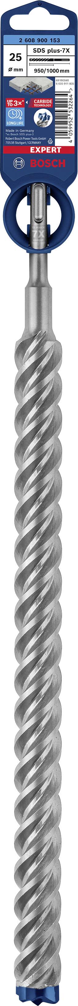 Bosch Accessories EXPERT SDS plus-7X 2608900153 Kalapácsfúró 1 db 25.00 mm Teljes hossz 1000 mm SDS- 2. kép