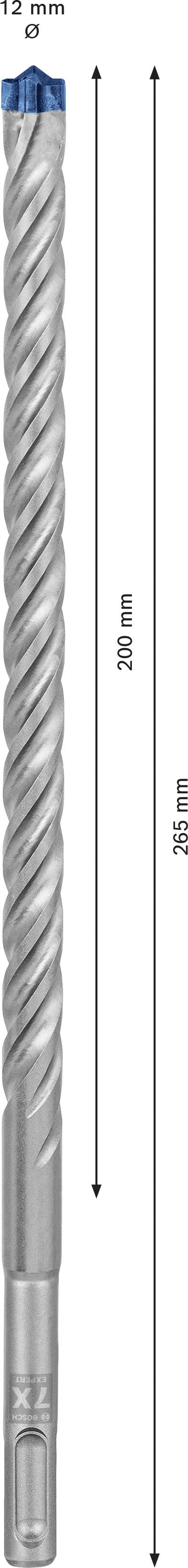 Bosch Accessories EXPERT SDS plus-7X 2608900175 Kalapácsfúró 10 részes 12.00 mm Teljes hossz 265 mm  5. kép