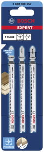 Bosch Accessories 2608900557 SZAKÉRTŐ Wood 2-old clean clean T 308 BP szúrófűrészlap, 3 db 3 db 2. bélyegkép