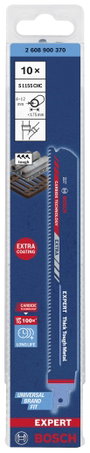 Bosch Accessories 2608900370 EXPERT ‘Thick Tough Metal’ S 1155 CHC Säbelsägeblatt, 10 Stück Fűrészla 2. bélyegkép