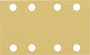 Bosch Accessories EXPERT C470 2608900879 Oszcilláló csiszolópapír Lyukas Szemcsézet (num) 80 (H x Sz bélyegkép