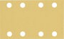 Bosch Accessories EXPERT C470 2608900881 Oszcilláló csiszolópapír Lyukas Szemcsézet (num) 120 (H x S bélyegkép