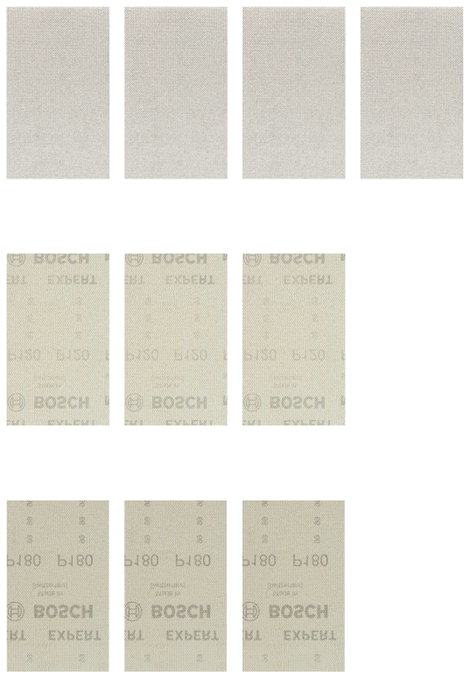 Bosch Accessories EXPERT M480 2608901205 Csiszolóháló készlet Lyukas Szemcsézet (num) 80, 80, 80, 80