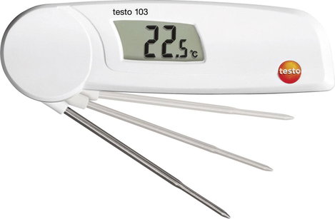 Ételhőmérő, HACCP beszúró hőmérő -30 től +220 °C-ig Testo 103 2. kép