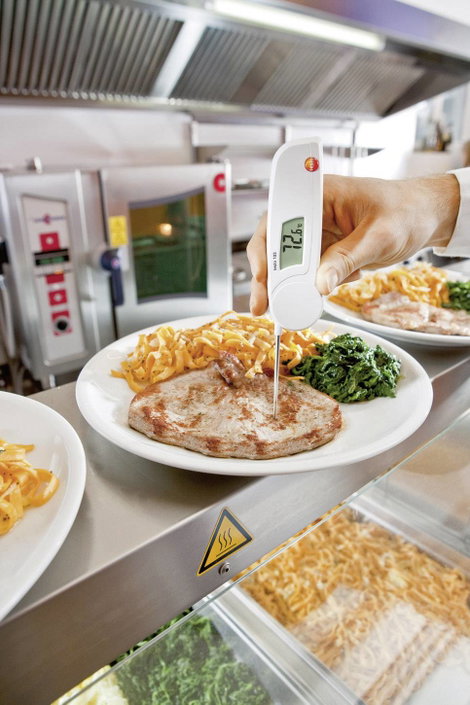 Ételhőmérő, HACCP beszúró hőmérő -30 től +220 °C-ig Testo 103 5. kép
