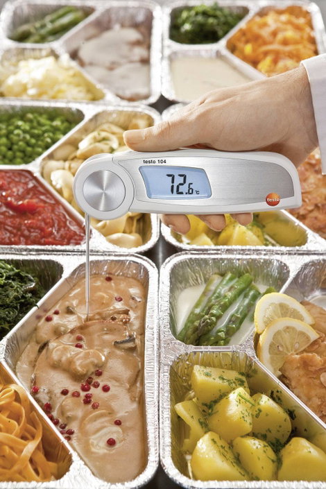 Ételhőmérő, HACCP beszúró hőmérő -50 től +250 °C-ig Testo 104 10. kép