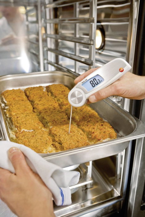 Ételhőmérő, HACCP beszúró hőmérő -50 től +250 °C-ig Testo 104 12. kép