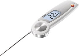 Ételhőmérő, HACCP beszúró hőmérő -50 től +250 °C-ig Testo 104