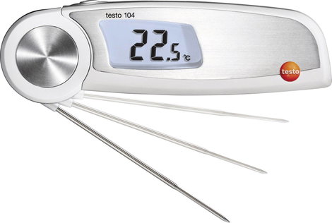 Ételhőmérő, HACCP beszúró hőmérő -50 től +250 °C-ig Testo 104 4. kép