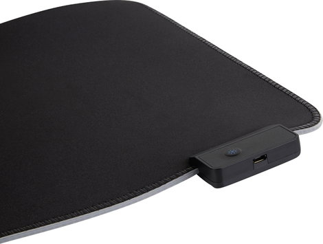 Surefire Gaming Silent Flight RGB-320 Játékkonzol egérpad Világít Fekete 4. kép