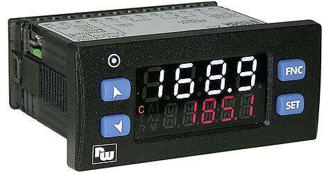 Wachendorff PID Hőmérséklet szabályozó K, S, R, J, Pt100, Pt500, Pt1000, Ni100, PTC1K, NTC10K SSR, R