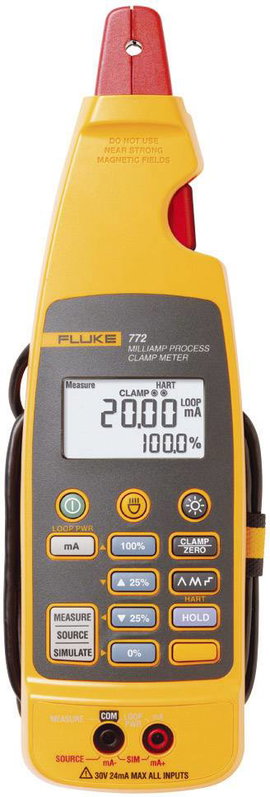 Gyengeáramú DC lakatfogó, True RMS funkcióval 100mA/DC Fluke 772