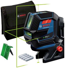 Bosch Professional GCL 2-50 G Kereszt- és pontvonalas lézer Táskával Hatótáv (max.): 15 m