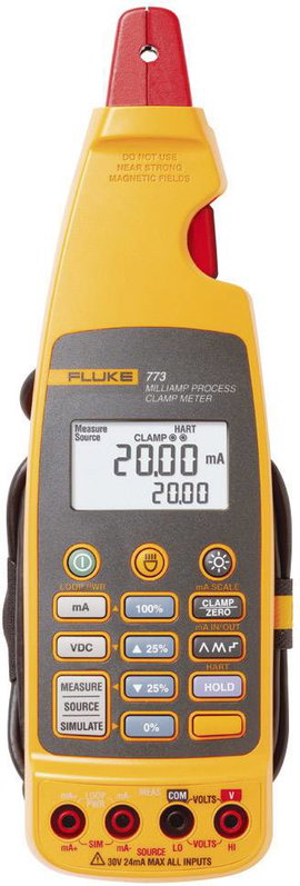 Gyengeáramú DC lakatfogó, True RMS funkcióval 100mA/DC, Fluke 773