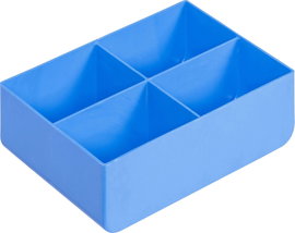 Alutec 66023 66023 Szerszámtartó betét 4 részes (H x Sz x Ma) 153 x 111 x 52 mm