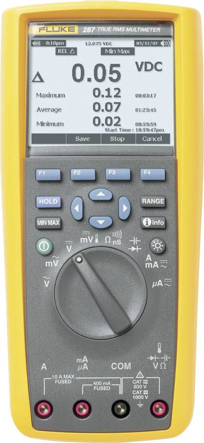Grafikus multiméter, True RMS mérőműszer, adattárolóval 10A AC/DC Fluke 278/EUR 4. kép