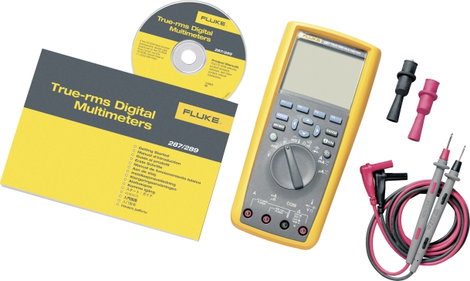 Grafikus multiméter, True RMS mérőműszer, adattárolóval 10A AC/DC FLUKE-287/FVF/EUR 2. kép