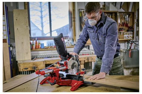 Einhell TC-SM 2131/1 Dual Gérvágó fűrész 1500 W 210 mm 8. kép