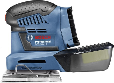 Bosch Professional GSS 18V-10 06019D0202 Akkus rezgőcsiszoló akku nélkül, Hordtáskával 18 V 101 x 11 2. kép